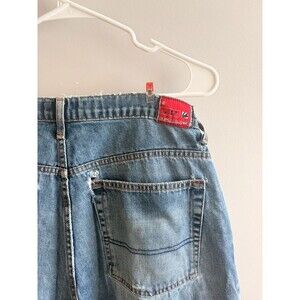 Vintage 90s/Y2K Thrashed Baggy Skater Jeans Wide Leg Fade, surf, grunge